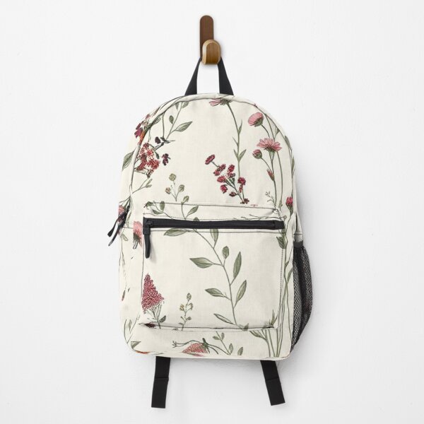 Item preview, Soft Pink Wildflower Seamless Botanical Print designed and sold by IntelliMindDesigns.