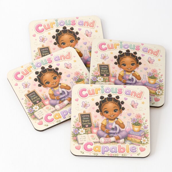 Item preview, Curious and Capable - Bright Roots: Little Scholars designed and sold by QuixoticDigital.