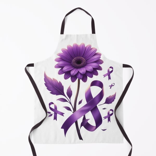 Item preview, Purple Ribbon Flower Awareness designed and sold by CF_VintageDesign.