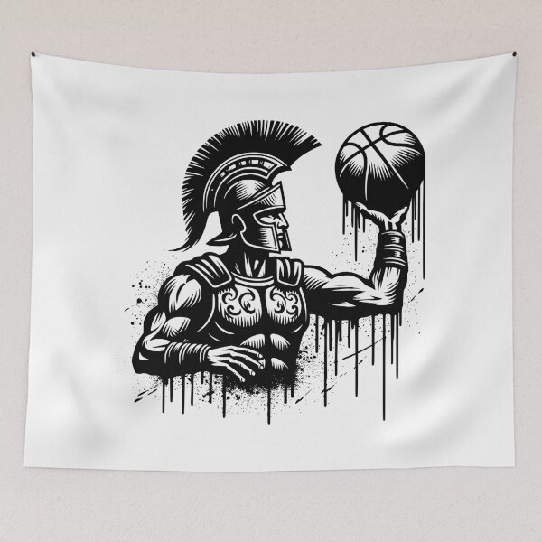 Item preview, Warrior with a basketball classic t-shirt  designed and sold by Knowvhere.