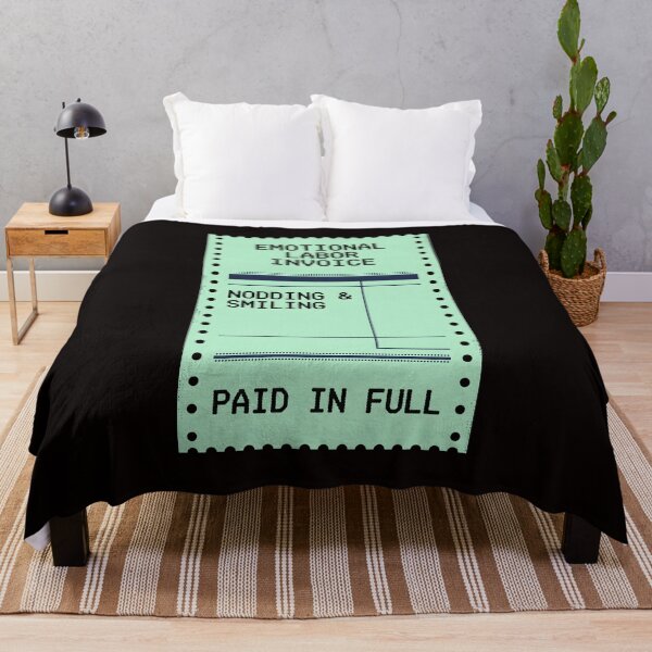 Item preview, Emotional Labor Invoice Receipt Graphic designed and sold by SplashTastic.
