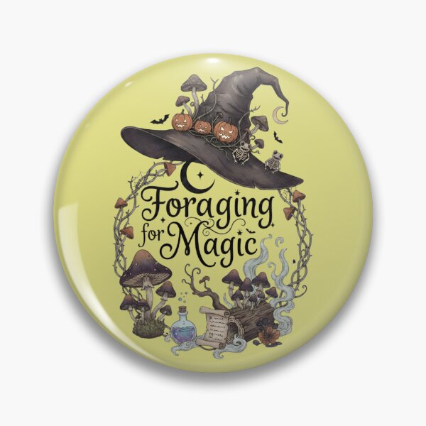 Item preview, Witch Hat Mushroom Foraging Magic Graphic designed and sold by Exquisite Design Studio „Paculówka”.