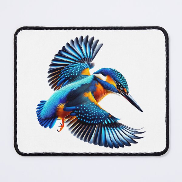 Item preview, Kingfisher flying nature lover designed and sold by Loona97.