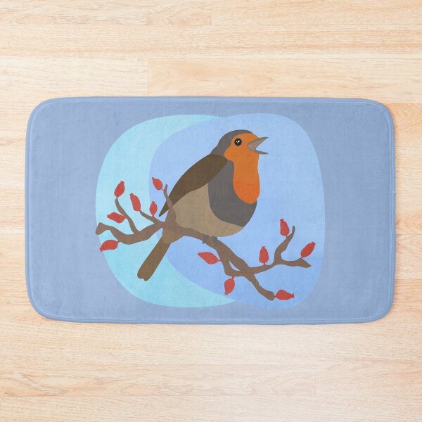 Item preview, Robin on a Branch Illustration designed and sold by FandomizedRose.