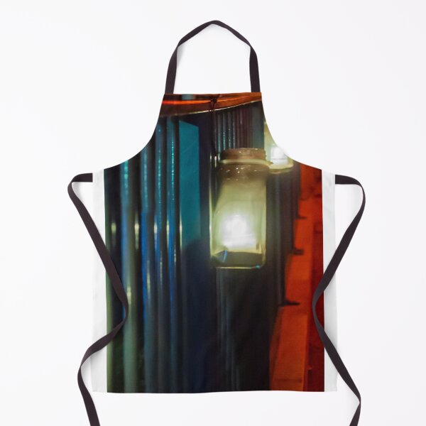 Item preview, Night Train Car Interior With Glowing Lanterns Along Blue Railing Creates Moody, Cinematic Travel Scene designed and sold by Nmallia.