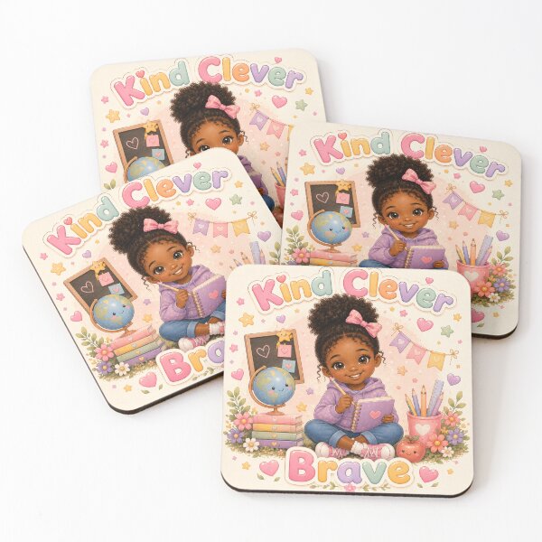 Item preview, Kind Clever Brave - Bright Roots: Little Scholars designed and sold by QuixoticDigital.