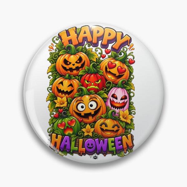 Item preview, Happy Halloween Pumpkins designed and sold by Suzaku Studio.