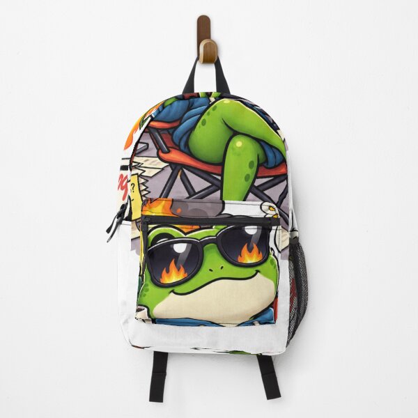 Item preview, This Is Fine Frog – Still Chill designed and sold by Genzfirevibes.