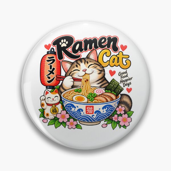 Item preview, Ramen Cat | Anime designed and sold by Myra365Art.