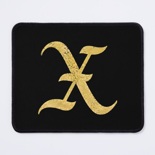 Item preview, Goldens Glitters Gothic 'X' Initial Letter  designed and sold by cacaScorner.