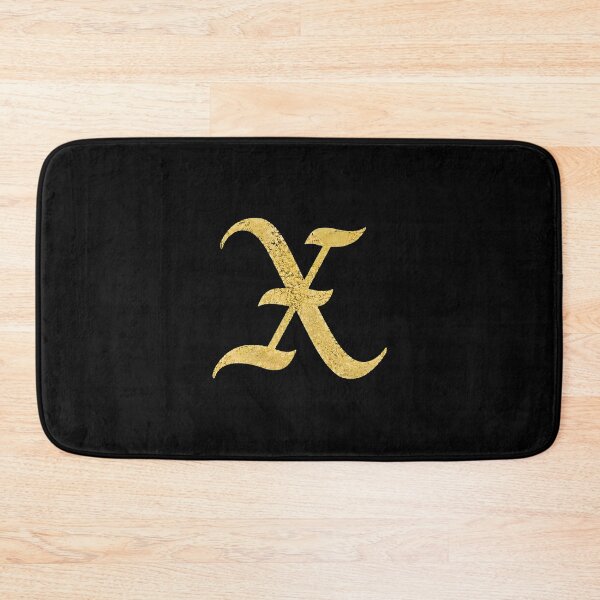 Item preview, Goldens Glitters Gothic 'X' Initial Letter  designed and sold by cacaScorner.