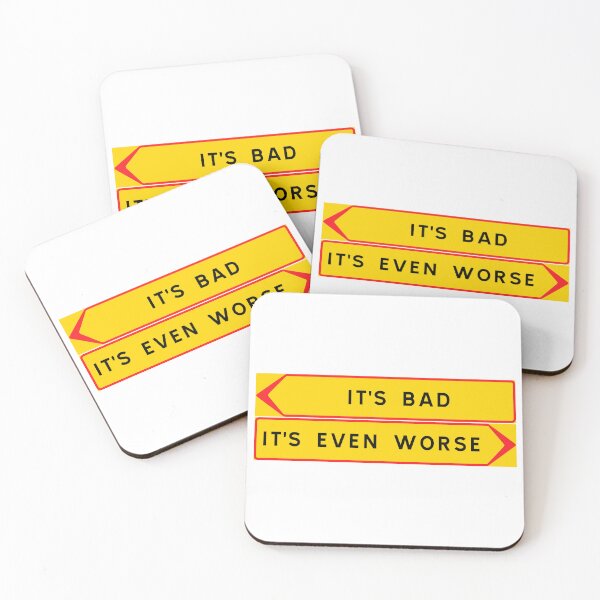 Item preview, Bad vs. Worse designed and sold by ALF2023.
