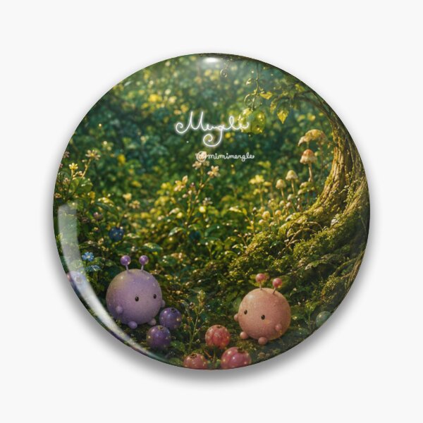 Item preview, Colourful Fruit Spirits in the Deep Green Mergle Forest designed and sold by Minimergle.