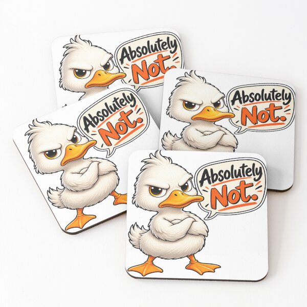 Item preview, Absolutely Not – Sassy Duck designed and sold by Genzfirevibes.