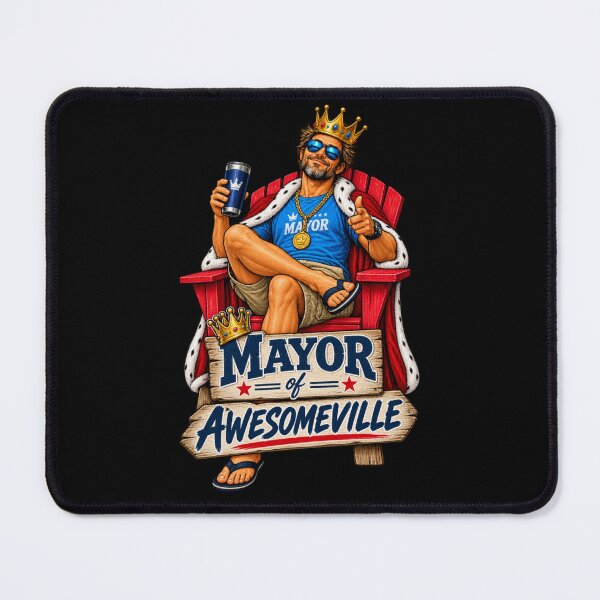 Item preview, Mayor of Awesomeville designed and sold by TY-Cat-Tees.