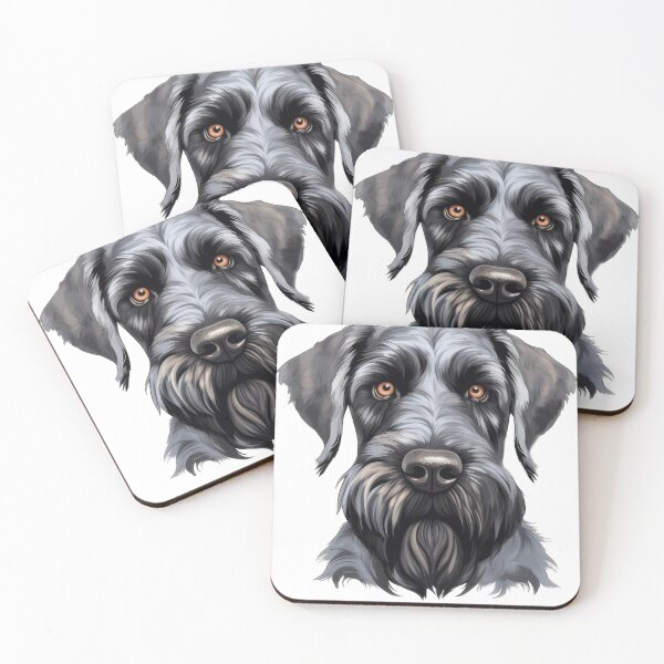 Item preview, Giant Schnauzer Portrait Schnauzer Lover designed and sold by Loona97.