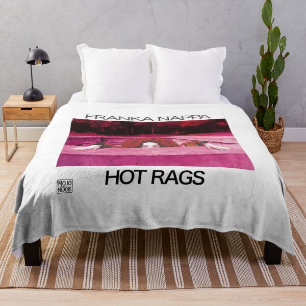Item preview, HOT RAGS ( FRANKA NAPPA ) Retro Album Cover Parody Art designed and sold by MOJO-MIDORI.