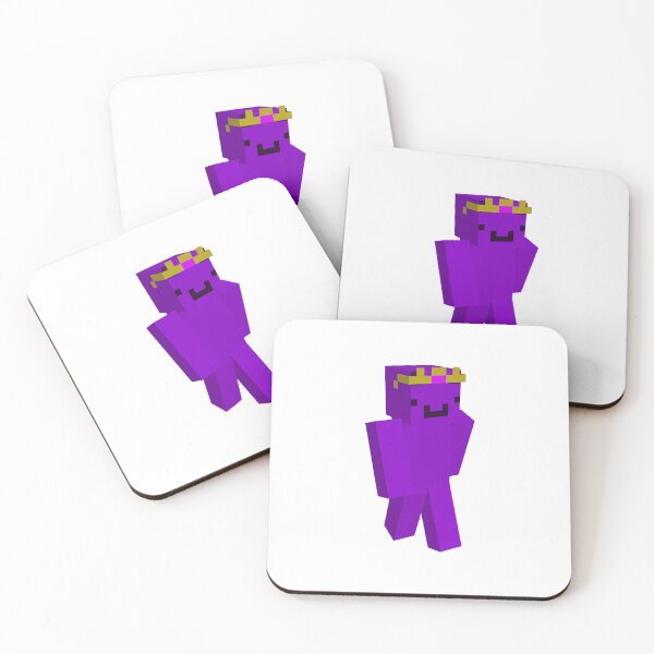Item preview, Purple Pixel King Voxel Gamer Character designed and sold by abhitamizend.