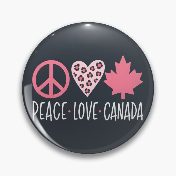 Item preview, Love Peace Canada  designed and sold by HowToCanadian.