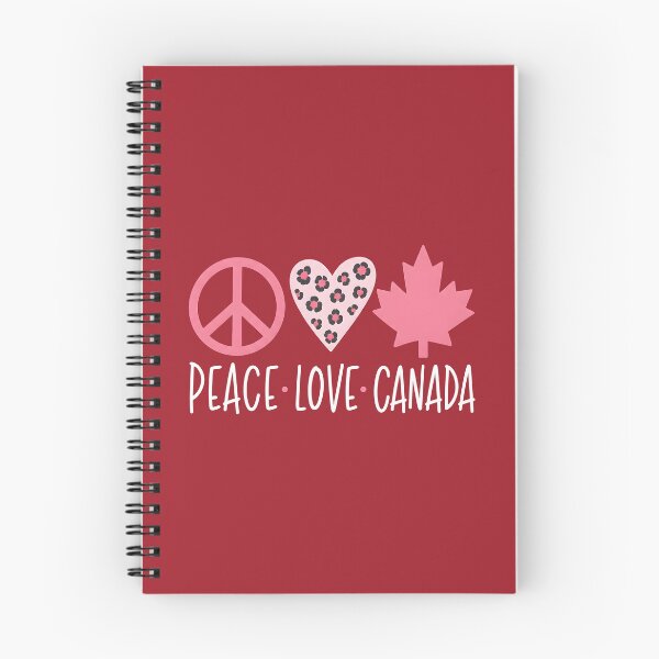 Item preview, Love Peace Canada  designed and sold by HowToCanadian.