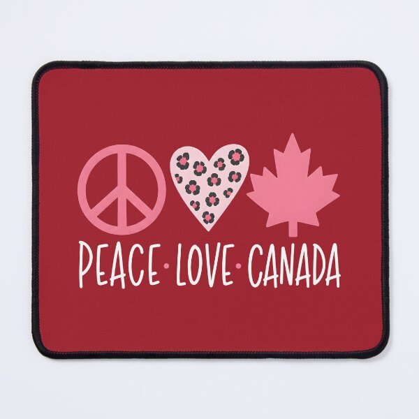Item preview, Love Peace Canada designed and sold by HowToCanadian.