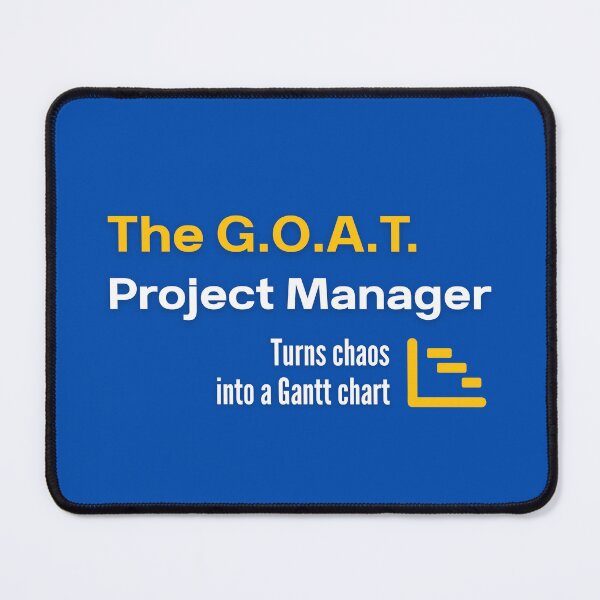 Item preview, The G.O.A.T. Project Manager - Funny SAP Gift designed and sold by HypercareClub.
