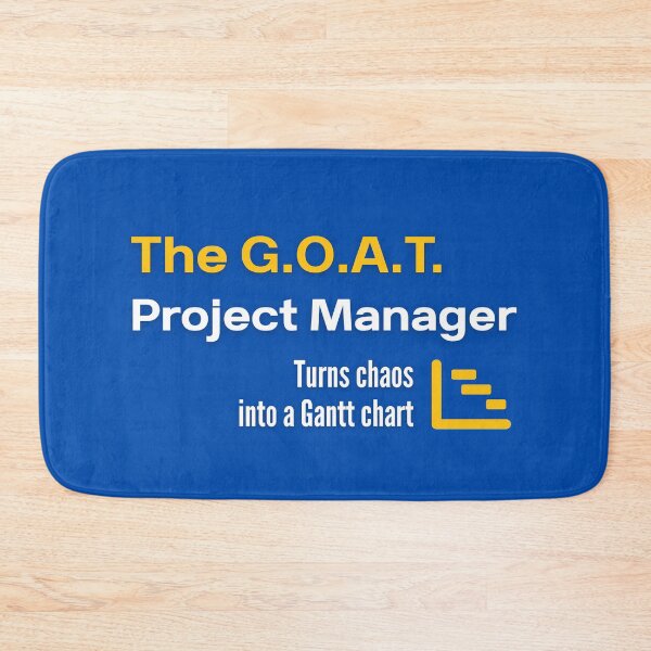 Item preview, The G.O.A.T. Project Manager - Funny SAP Gift designed and sold by HypercareClub.