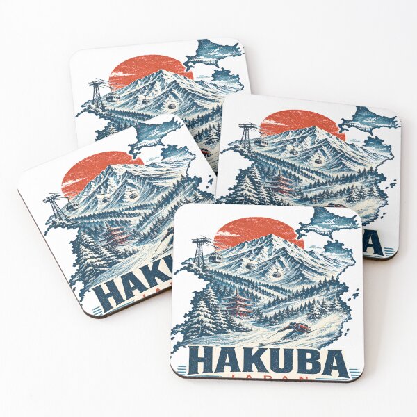 Item preview, Hakuba Japan Vintage Retro Adventure Snowboarding, Skiing Classic T-Shirt designed and sold by OUICHA.