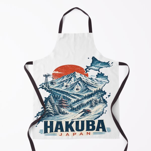 Item preview, Hakuba Japan Vintage Retro Adventure Snowboarding, Skiing Classic T-Shirt designed and sold by OUICHA.