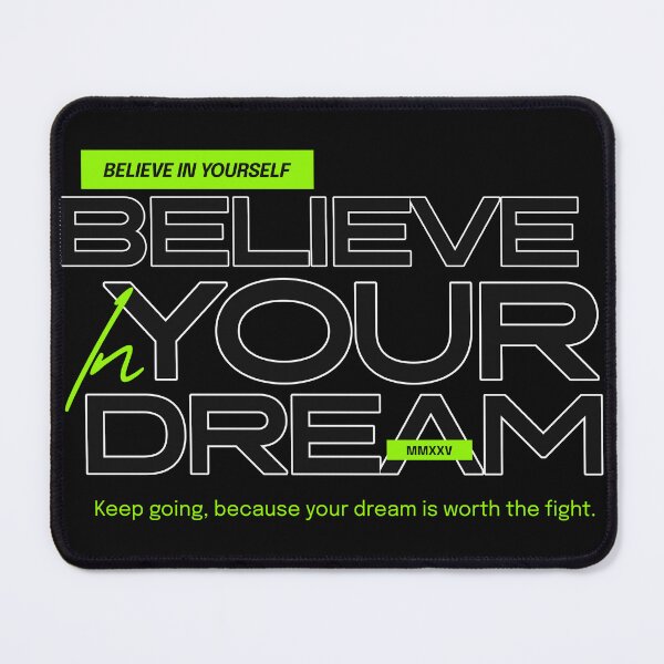 Item preview, Believe In Your Dream Motivational T-Shirt, Hustle Streetwear designed and sold by baretyas.