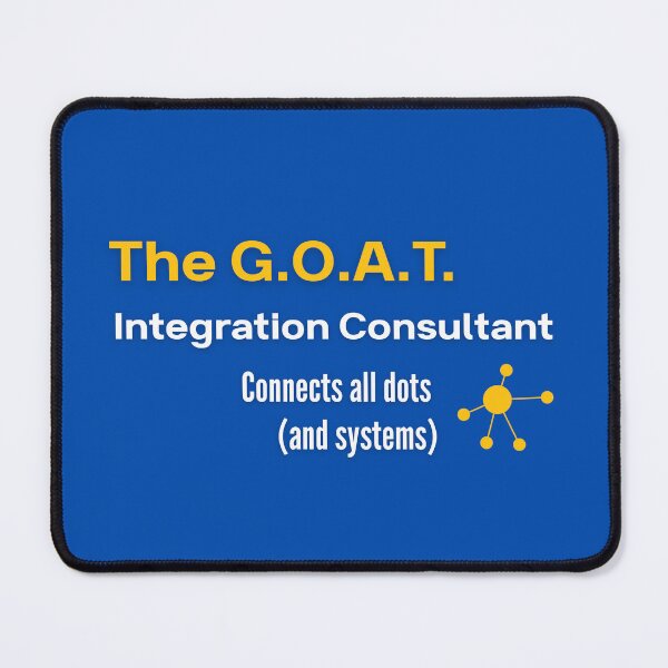 Item preview, The G.O.A.T. Integration Consultant - Funny SAP Gift designed and sold by HypercareClub.