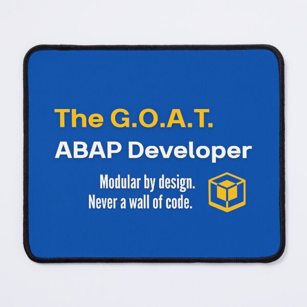 Item preview, The G.O.A.T. ABAP Developer - Funny SAP Gift designed and sold by HypercareClub.