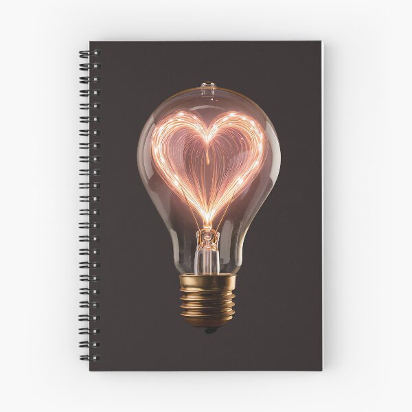 Item preview, Glowing Heart Light Bulb Aesthetic designed and sold by FireMelody.