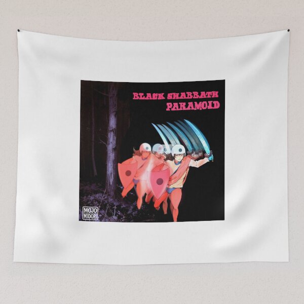 Item preview, PARAMOID ( BLACK SHABBATH ) Retro Album Cover Parody Art designed and sold by MOJO-MIDORI.