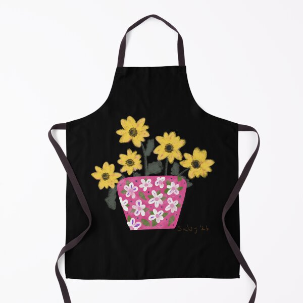 Item preview, Happy Sunflowers In A Pink Floral Vase 2. designed and sold by SalsySafrano.