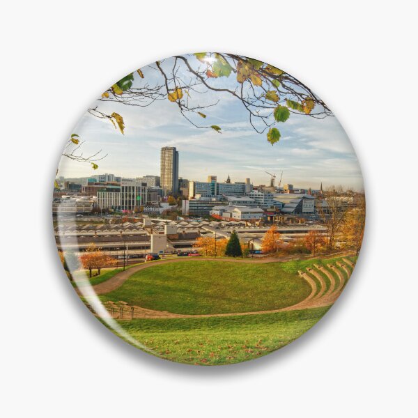 Item preview, Sheffield Autumn Cityscape designed and sold by Alisonchambers2.