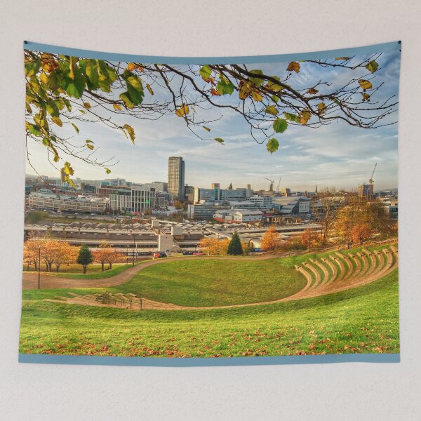 Aperçu de l'œuvre Paysage urbain d'automne de Sheffield créée et vendue par Alisonchambers2.