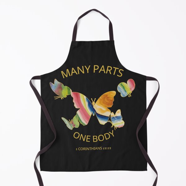 Item preview, Corinthians 12:12 | One Body Series | Christian Butterfly Art – Many Parts One Body designed and sold by KittenAndCo.