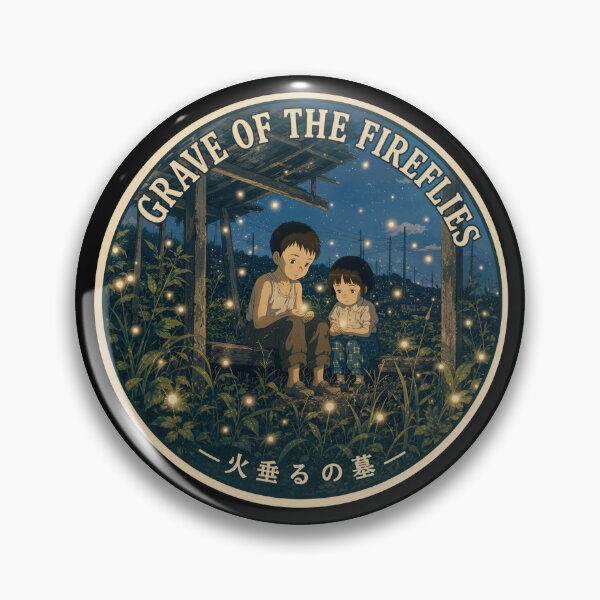 Item preview, Grave of the Fireflies - Retro Anime Patch designed and sold by killem667.