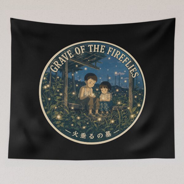 Item preview, Grave of the Fireflies - Retro Anime Patch designed and sold by killem667.
