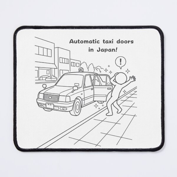 Item preview, Japan Automatic Taxi Doors - Japanese Culture Pictogram designed and sold by japan-picto.