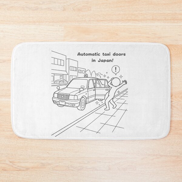 Item preview, Japan Automatic Taxi Doors - Japanese Culture Pictogram designed and sold by japan-picto.