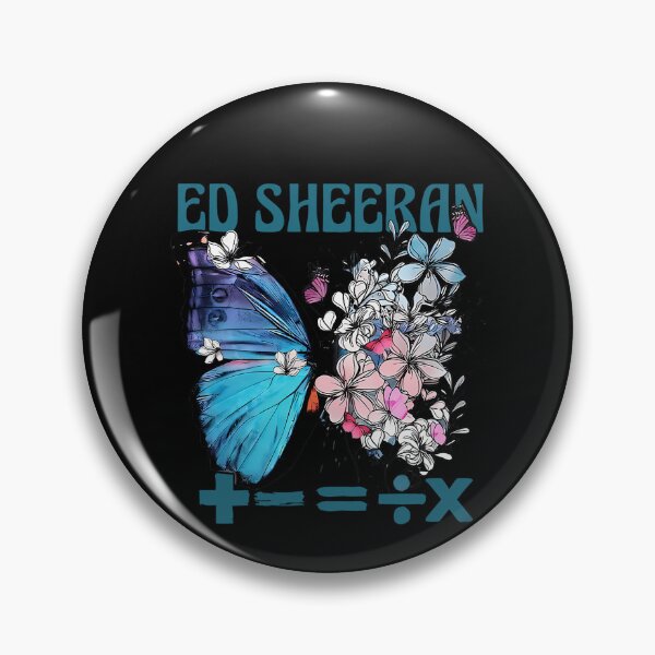 Item preview, Ed Sheeran Butterfly Math Symbols Floral Garden designed and sold by Argint21.