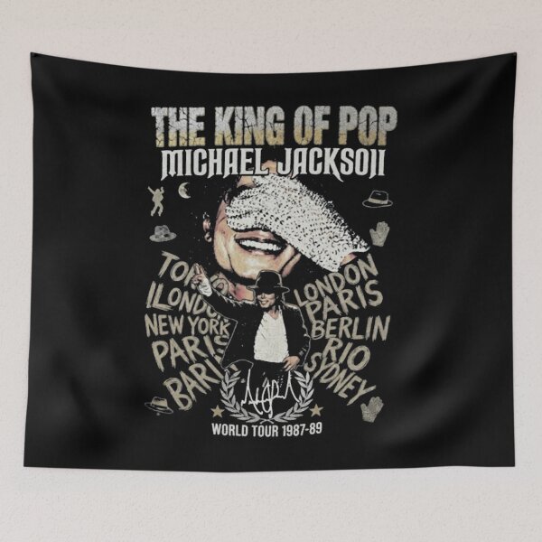 Item preview, Michael Jackson King of Pop World Tour designed and sold by Pushsatxx.