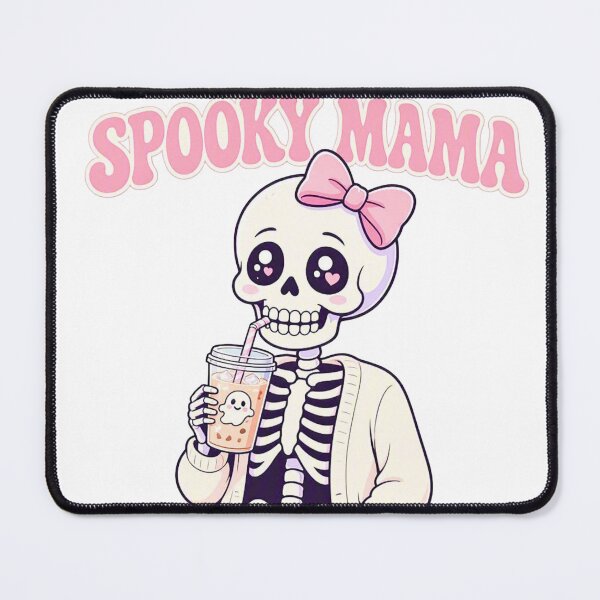Item preview, RETRO SPOOKY MAMA SKELETON COFFEE designed and sold by EasyTake.