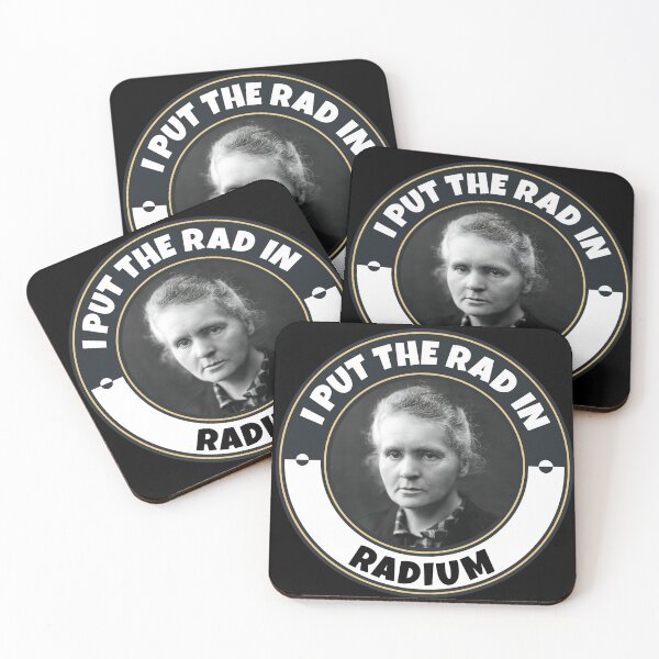 Item preview, Funny Marie Curie Radium Pun — Science Nerd Wordplay Design designed and sold by RocketSnail68.