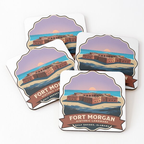 Item preview, Fort Morgan Historic Landmark Gulf Shores Alabama Sticker designed and sold by DetourDgn.