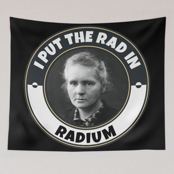Item preview, Funny Marie Curie Radium Pun — Science Nerd Wordplay Design designed and sold by RocketSnail68.