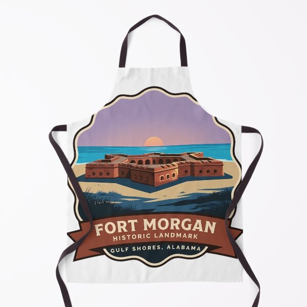 Item preview, Fort Morgan Historic Landmark Gulf Shores Alabama Sticker designed and sold by DetourDgn.