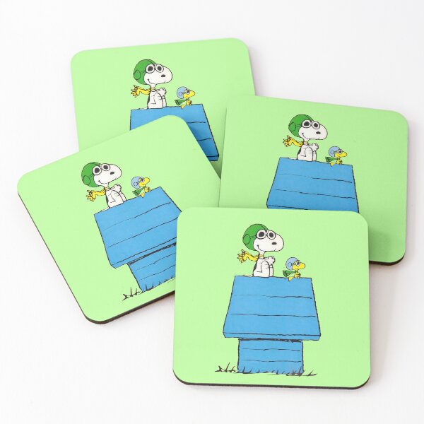Item preview, Snoopy Flying Ace and Woodstock - Blue Doghouse Aviator  designed and sold by Schulz Lightprint Studio.